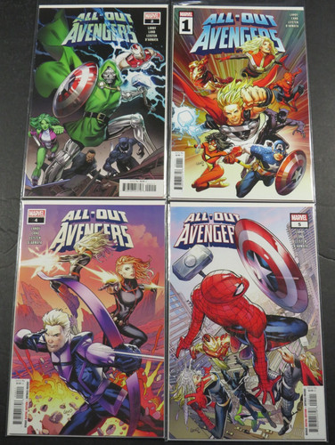 Marvel comics all out avengers - comics,